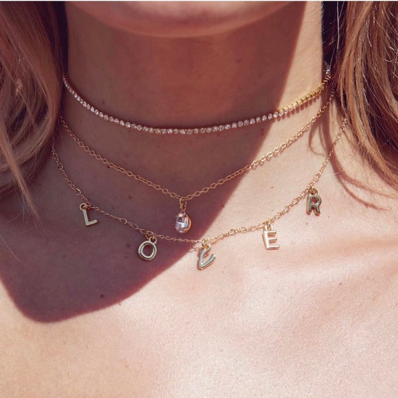 NWT Frasier Sterling As If gold cubic zirconia tennis adjustable choker necklace - Picture 4 of 13